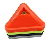 BESPORTBLE 20pcs Triangle Obstacle Training Sign Disks for Football Practice Sturdy Portable Multi-coloured Markers for Sports Training for Coordination and Skills Development