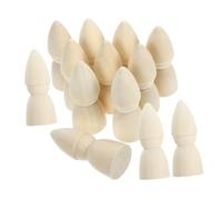 BESPORTBLE 20PCS Unfinished Wooden Peg Dolls Smooth Safe for DIY Painting Craft Supplies Portable Creative Expression Family Bonding Art Project