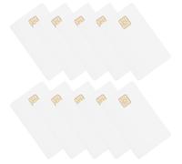BESPORTBLE 20PCS White AT24C16 IC Cards 16K Memory Chip PVC Blank Cards for Access Control System Locks Chip for Security and Door Entry
