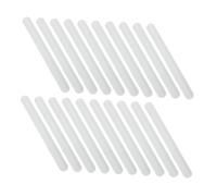 BESPORTBLE 20pcs White Slap Bracelets Wristbands for DIY Crafts Blank Soft Wristband Plain Slap Bracelets Bands Rolling Bangle DIY Blank Soft Wrap Band