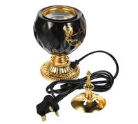 BESPORTBLE 230V Electric Aroma Burner Vintage Ceramic Incense Stove for Home Decor Antique Censer Design Safe Compact Electric Incense Burner for Yoga Office Tearoom
