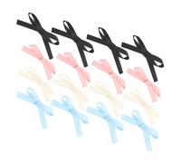 BESPORTBLE 24 Pcs Korean Style Hair Bows for Teens and Women Alligator Clip Barrettes with Elegant Bowknot Design in Black Pink Blue Vibrant Ribbon Hair Clips for Daily and Special Occasions