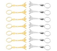 BESPORTBLE 24pcs Antique Eiffel Tower Keychains Set with Realistic 3d Design, Alloy Miniature Souvenirs for French Themed Party Favors and Wedding Favors, Portable Key Organizers