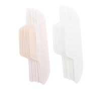 BESPORTBLE 24pcs Disposable Sweat Pads for Shirt Collar and Hat Brim, Ultra-thin Absorbent Collar Liners and Hat Sweat Liners, Self-adhesive Neck Protectors for Men and Women