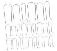 BESPORTBLE 24pcs Hot Curler Clamp Replacement Hair Clips for Rollers 1.9cm 2.54cm 3.2cm Heated Roller Securing Pins for Electric Hair Curlers Salon and Travel Use