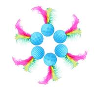 BESPORTBLE 24pcs Interactive Cat Teasing Toy Sound-emitting Golf Balls for Kittens Fun Pet Supplies for Indoor Play Strengthen Bond Your Cats