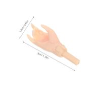 BESPORTBLE 24pcs Miniature Jointed Doll Hands for Doll Making Realistic Movable Plastic Replacement Parts Lightweight Portable Craft Accessories and DIY Collectors