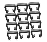 BESPORTBLE 24pcs Patio Furniture Clips for Outdoor Sofa PP PE Sectional Couch Connectors Secure Stability Clamps for Rattan Wicker Garden Balcony and Living Use