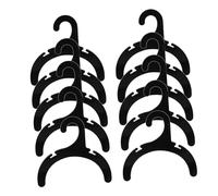 BESPORTBLE 24pcs Pet Clothes Hangers Dog Apparel Rack for Organizing and Drying Pet Clothes Black Lightweight and Practical