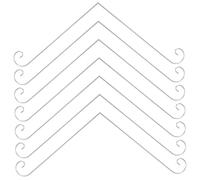 BESPORTBLE 24pcs Shepherd Metal Hooks Garden Label Stakes Heavy Duty Weather Resistant Plant Sign Hangers for Patio Decorations Versatile Outdoor Plant Label Holders for Flower Beds and