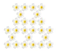 BESPORTBLE 24pcs White Floral Hair Clips with Eva and Metal Material Practical and Versatile Design Hair Accessories for Traveling and Occasions Stylish and Realistic Flower Barrettes