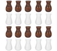 BESPORTBLE 24pcs Wooden Cord Knobs for Curtain Pull Cord Replacement Sturdy Wood Material Window Blind Parts Suitable for Curtain Decoration and Restoration