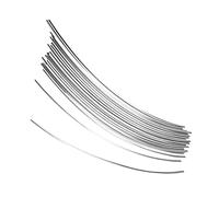 BESPORTBLE 25pcs 2.4mm Width Metal Guitar Fret Wire for Electric Guitar Easy Replacement Convenient Storage Silver Luthier Tools for Beginners