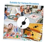 BESPORTBLE 25pcs Black Game Arrows for Classroom Board Games Rotating Tabletop Pointer Accessories for Group Activities and Party Supplies