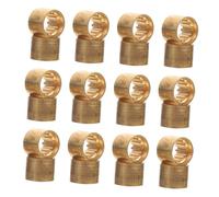 BESPORTBLE 25pcs Copper Cue Ferrules for Snooker Pool Durable Billiard Tip Replacement for Enhanced Ball Control Precision Craftsmanship Compatible with Various Cue Types