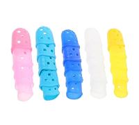 BESPORTBLE 25pcs Guitar Practice Fingertip Protector Guitar Beginner Fingertip Guards Silicone Finger Covers for Playing for Protecting during Practice Sessions