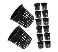 BESPORTBLE 25pcs Hydroponic Net Pots Mesh Planting Baskets for Soilless Culture Breathable Plastic Grow Baskets with Root Control Hydroponic Growing Cups for Vegetables Flowers Aquatic Plants