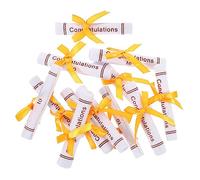 BESPORTBLE 25pcs Mini Graduation Bear Dolls Plush Toys Grad Certificate Models Non-woven Ornament Decor for Graduation Party Random