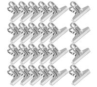 BESPORTBLE 25Pcs Stainless Steel Money Clips Wallet Clamps Small Metal Bill Clips Multi-Function Receipt Organizer for Office and Personal Use
