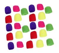 BESPORTBLE 25pcs Thickened Microphone Covers for Ktv Karaoke Noise Reduction Mic Protector High-density Sponge Handheld Mic Sleeves for Audio and Splash Prevention