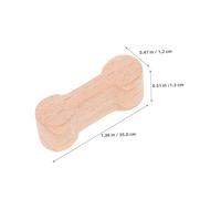 BESPORTBLE 25pcs Wooden Dog Bone Train Track Connectors for DIY Railway Layouts Secure and Easy Assembly Adapters for Train for Parties and Creative Role Play