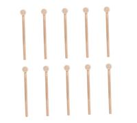 BESPORTBLE 25pcs Wooden Mini Crab Hammers Solid Wood Mallets for Seafood Shell Cracking Planet Cake Mallet with Long Handle Lightweight Portable Wooden Beat Hammers
