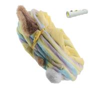 BESPORTBLE 2holes Pet Cat Tunnel Toy Collapsible Tunnel Balls Interactive Play Hideout for Indoor Cats Kittens Small Animals Cozy Leisure
