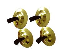 BESPORTBLE 2Pairs Mini Finger Cymbals Durable Zills for Rhythm Instruments for Belly Dance Accessories Smooth and Comfortable Play Experience