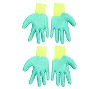BESPORTBLE 2pairs Rubber Material Bite Gloves Pet Training Gloves Hamster Protective Easy to Wear Skin-friendly