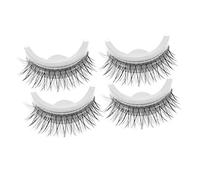 BESPORTBLE 2pairs Self-adhesive False Eyelashes Needed for Makeup and Party Eye Accessories Lightweight and Natural Look