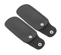 BESPORTBLE 2pcs 10-hole Harmonica Protective Sleeves Faux Leather Harmonica Carrying Bags Sturdy Storage Case for Beginner Blues Accessory