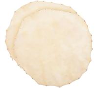 BESPORTBLE 2pcs 30cm Leather African Drum Heads Replacement Sheepskin Covers for Djembe Shamanic Percussion Instruments