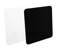 BESPORTBLE 2pcs Acrylic Photography Reflector Board Set Light Diffuser for Close Up Product Photography Black White Backgrounds Smooth Surface for Scratch Protection