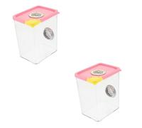 BESPORTBLE 2pcs Acrylic Tarantula Enclosure Transparent Habitat for Spiders Turtles Lizards Reptile Feeding Box Ventilation