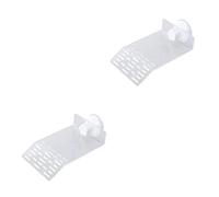 BESPORTBLE 2pcs Acrylic Turtle Dock Basking Platform Floating Turtle Pier with Cups for Aquatic Reptiles Safe for Freshwater and Environments Easy to Clean and Maintain