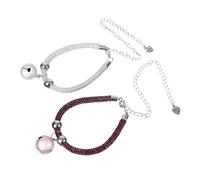BESPORTBLE 2pcs Adjustable Cat Collars with Bell Cute Pet Accessories for Kittens and Dogs for Parties and Festivals Simple Simple