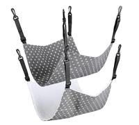 BESPORTBLE 2pcs Adjustable Cat Hammock Soft and Cozy Hanging Bed for Cats for Indoor Use Space-saving Design Easy Installation for Kittens and Pets