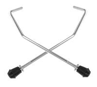 BESPORTBLE 2pcs Adjustable Metal Tom Drum Holder Percussion Instrument Display Stand Compatible Bass Drum Legs and Snare Accessories