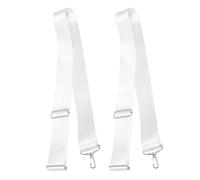 BESPORTBLE 2pcs Adjustable Nylon Tennis Net Strap Weather-resistant Centre Rope for Outdoor Tennis Volleyball Multi-sport Use Quick Release Design for Precise Court Alignment and Standard