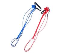 BESPORTBLE 2pcs Adjustable Pet Parrot Bird Harness Leash Durable Flying Training Strap Red Blue for Outdoor Safety Easy to Use Chewing Resistant for Bird Flight