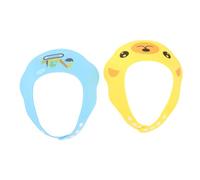BESPORTBLE 2pcs Adjustable Shower Cap Hair Washing Visor for Soft Bath Hat Protecting Eyes Ears Convenient One-hand Operation for Newborns Boy Girl