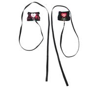 BESPORTBLE 2PCS Adjustable Small Pet Harness and Leash for Rabbits Ferrets Guinea Pigs Lightweight Breathable Chest Vest for Safe Outdoor Walking and Jogging with Soft Fabric