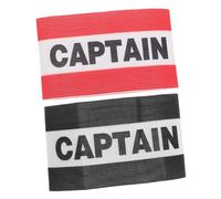 BESPORTBLE 2pcs Adjustable Soccer Captain Armband for Football Matches Elastic Football Leader Bands with Bright Colors for Adult Team Sports Durable and Secure Fit for Competition and
