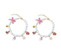 BESPORTBLE 2pcs Adorable Puppy Collar Cat Bell Collar Kitten Lovely Cat Breakaway