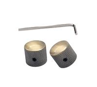 BESPORTBLE 2pcs Aged Brass Pot Knobs Guitar Accessories Aluminum Alloy Metal Control Knobs Volume Tone Space-saving Design Prolongs Pedal Life Span Guitar Lovers