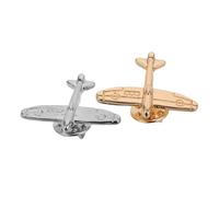BESPORTBLE 2Pcs Airplane Brooch Stylish Lapel Pins for Suit and Shirt Accessories Unique Flight Themed Badges for Travel Enthusiasts