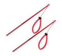 BESPORTBLE 2pcs Aluminum Alloy Diving Stick with Lanyard Scuba Bottle Knocker and Underwater Probe Tool Precise Depth Indicator Noiseless Signaling for Safe Exploration and Communication in