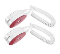 BESPORTBLE 2pcs Anti-lost Remote Control Strap Oval Adhesive Security Cable for Tv Remote Holder Small for Home Hotel Restaurant Use