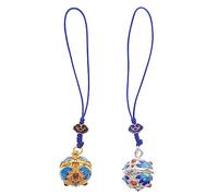 BESPORTBLE 2pcs Aromatherapy Key Chain Pendant Essential Oil Diffuser Key Rings Luggage Bags Stylish and Functional Accessories