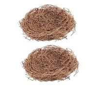 BESPORTBLE 2pcs Artificial Rattan Bird Nest for Home Decor and Craft Projects Weaving Decorative Nest for Easter Weddings and Parties for Unique Centerpieces